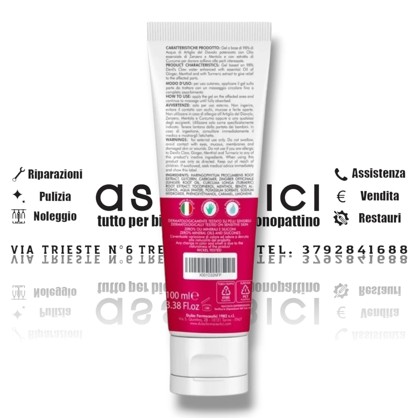 Pomata antinfiammatorio muscolare Artiglio Del Diavolo 98% 100ml + OMAGGIO