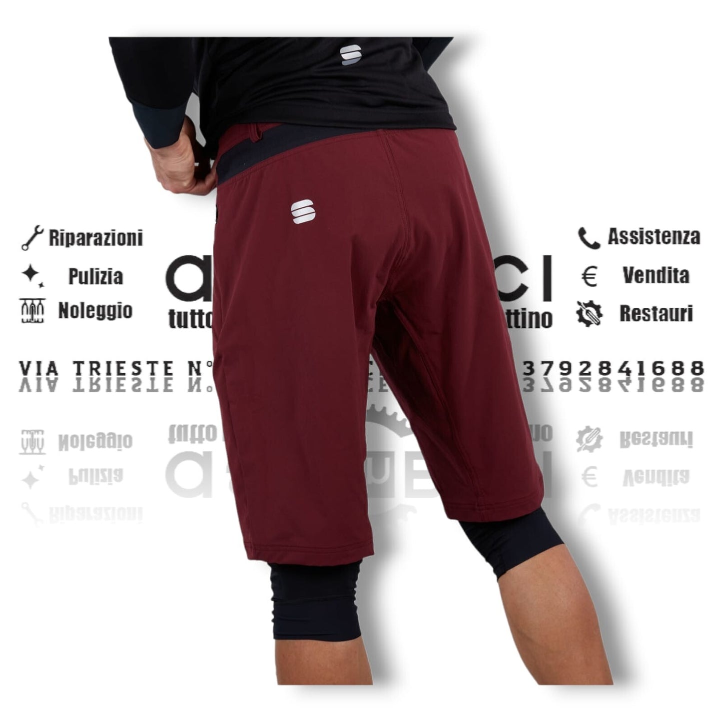 Pantaloncino mtb bici Sportful Giara L uomo donna bambino bicicletta decathlon
