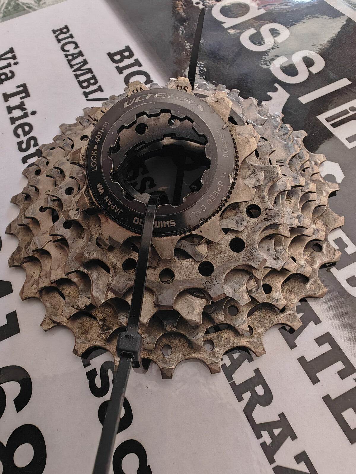 Pacco Pignoni Shimano Ultegra 11v 11-28 Bici Corsa Decathlon Rockrider Uomo Donn
