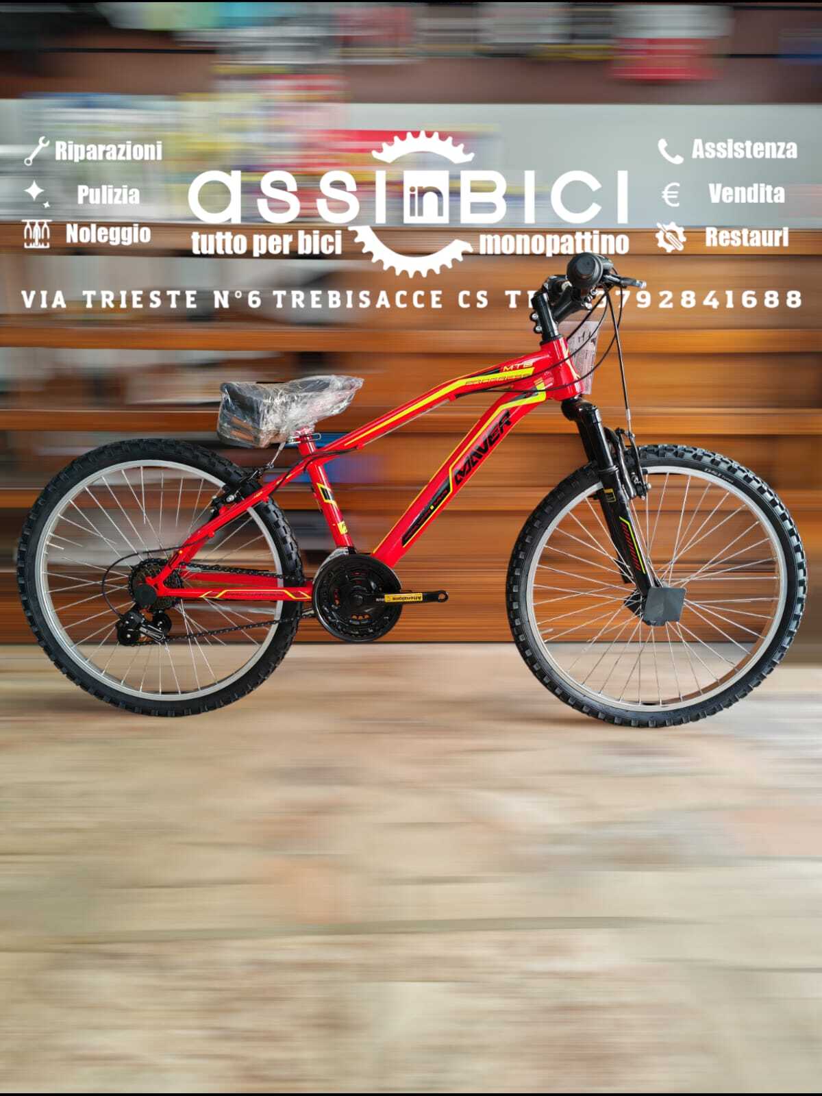 Bici bicicletta Mtb 24" Maver Progress bambino uomo decathlon rockrider