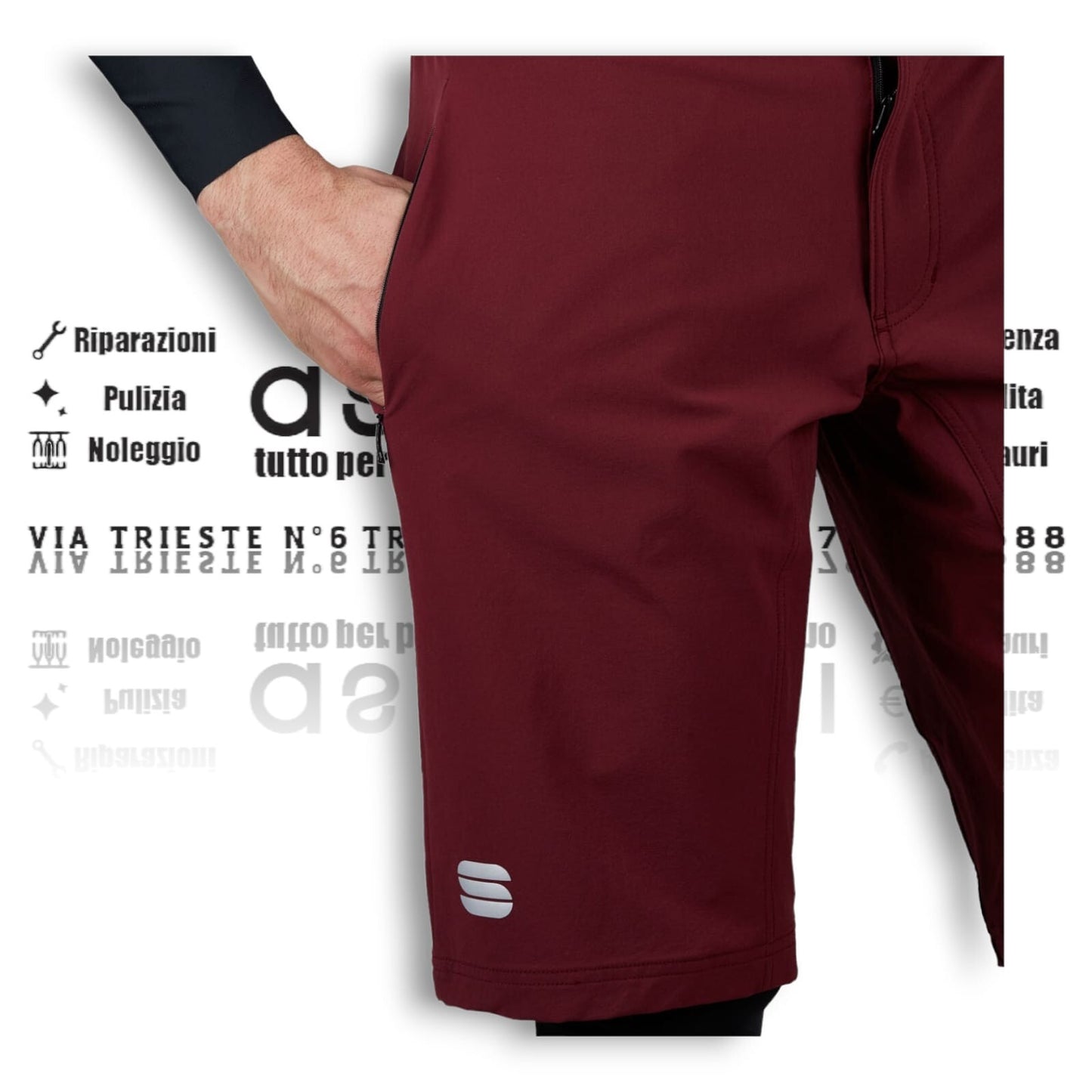 Pantaloncino mtb bici Sportful Giara L uomo donna bambino bicicletta decathlon