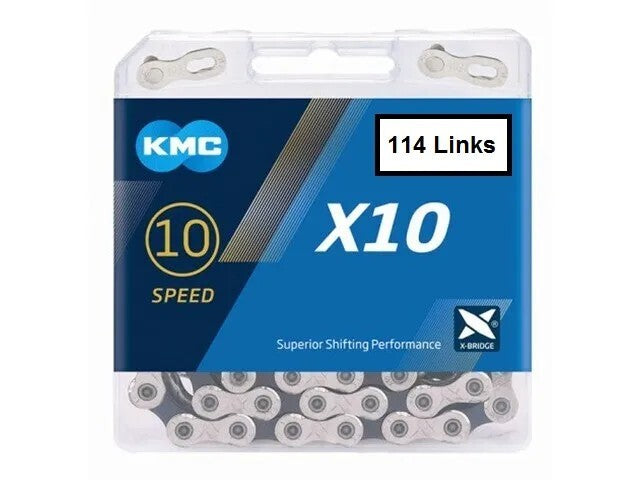 Catena 10v KMC X10 114 maglie mtb bici bicicletta decathlon rockrider uomo