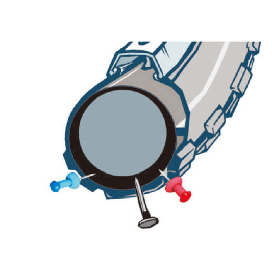 2x camere d'aria antiforatura 29x1.75/2.10 SCHRADER mtb bici Decathlon rockrider