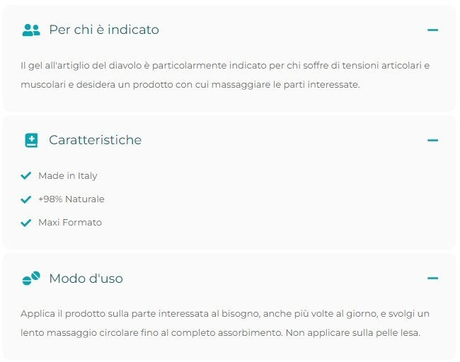 Pomata antinfiammatorio muscolare Artiglio Del Diavolo 98% 100ml + OMAGGIO