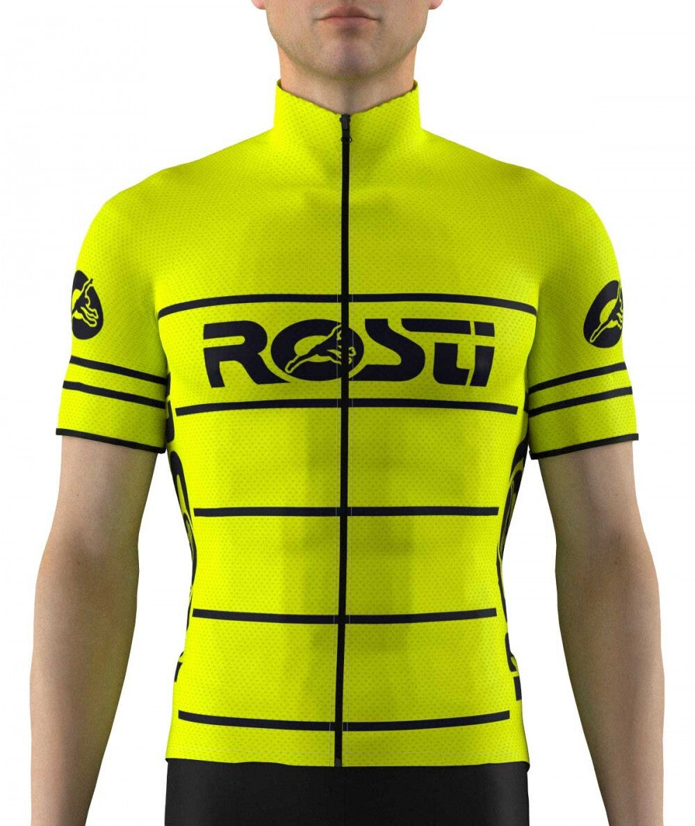 Maglia ciclismo uomo donna Rosti EKO rockrider Decathlon