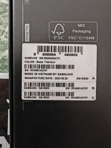 Samsung Galaxy Watch5 Pro 45mm Cassa Black titanium in Titanio iphone apple