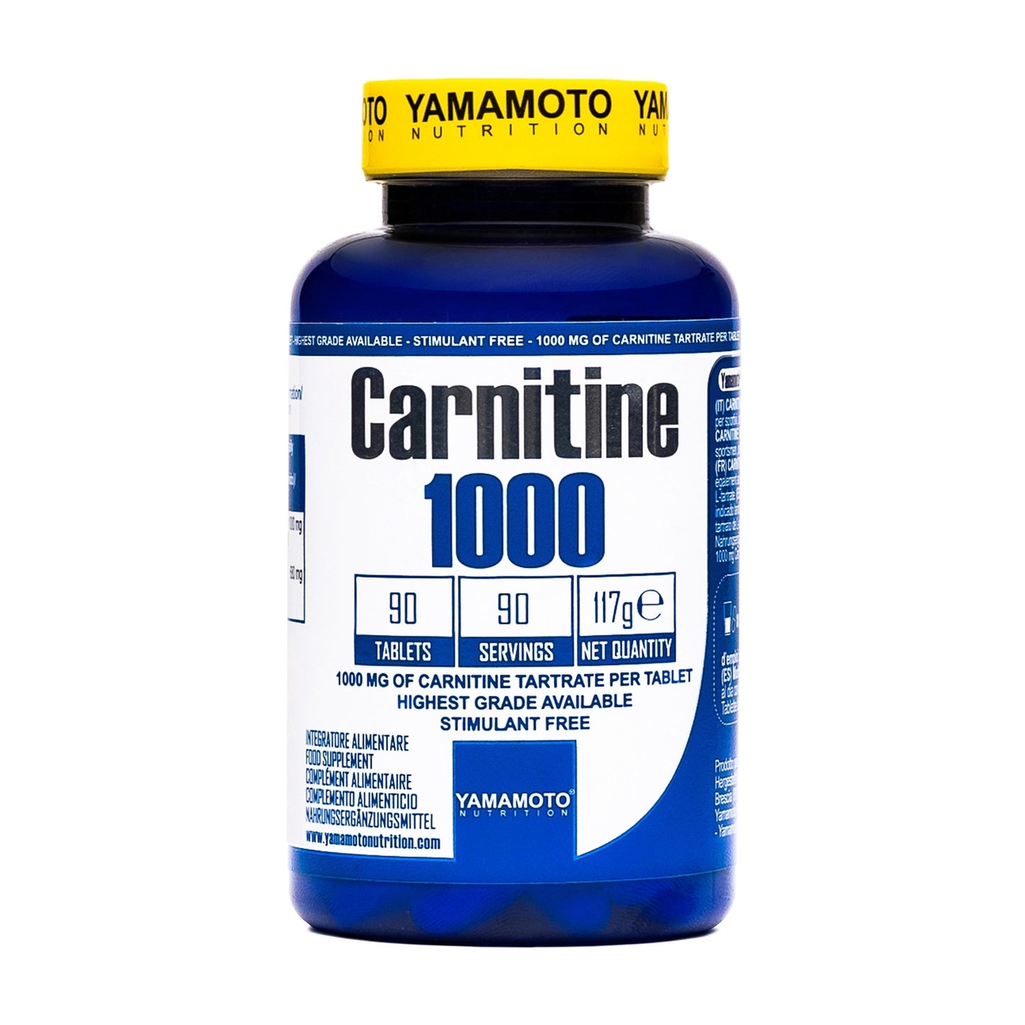 Yamamoto Carnitine 1000 Integratore Carnitina sport bruciagrassi uomo donna