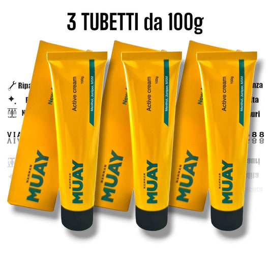 3x Pomata antinfiammatorio muscolare Namman Muay 100g crema CONFEZ. RISPARMIO