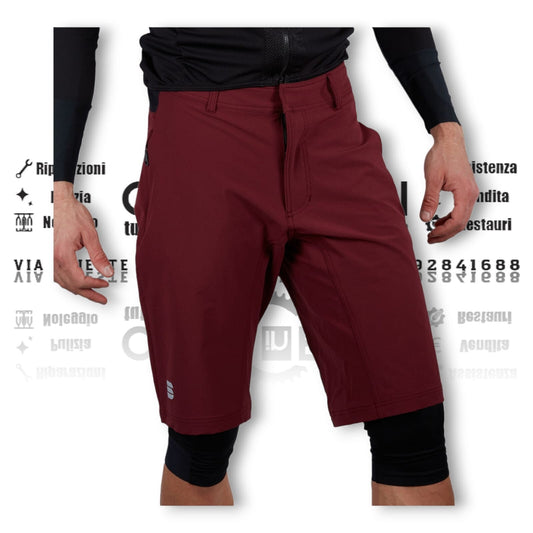 Pantaloncino mtb bici Sportful Giara L uomo donna bambino bicicletta decathlon