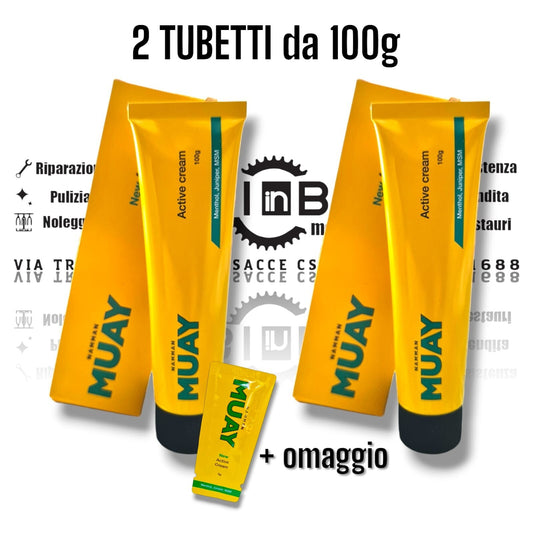 Pomata antinfiammatorio 2X Namman Muay 100g crema CONF. RISPARMIO dolori articol