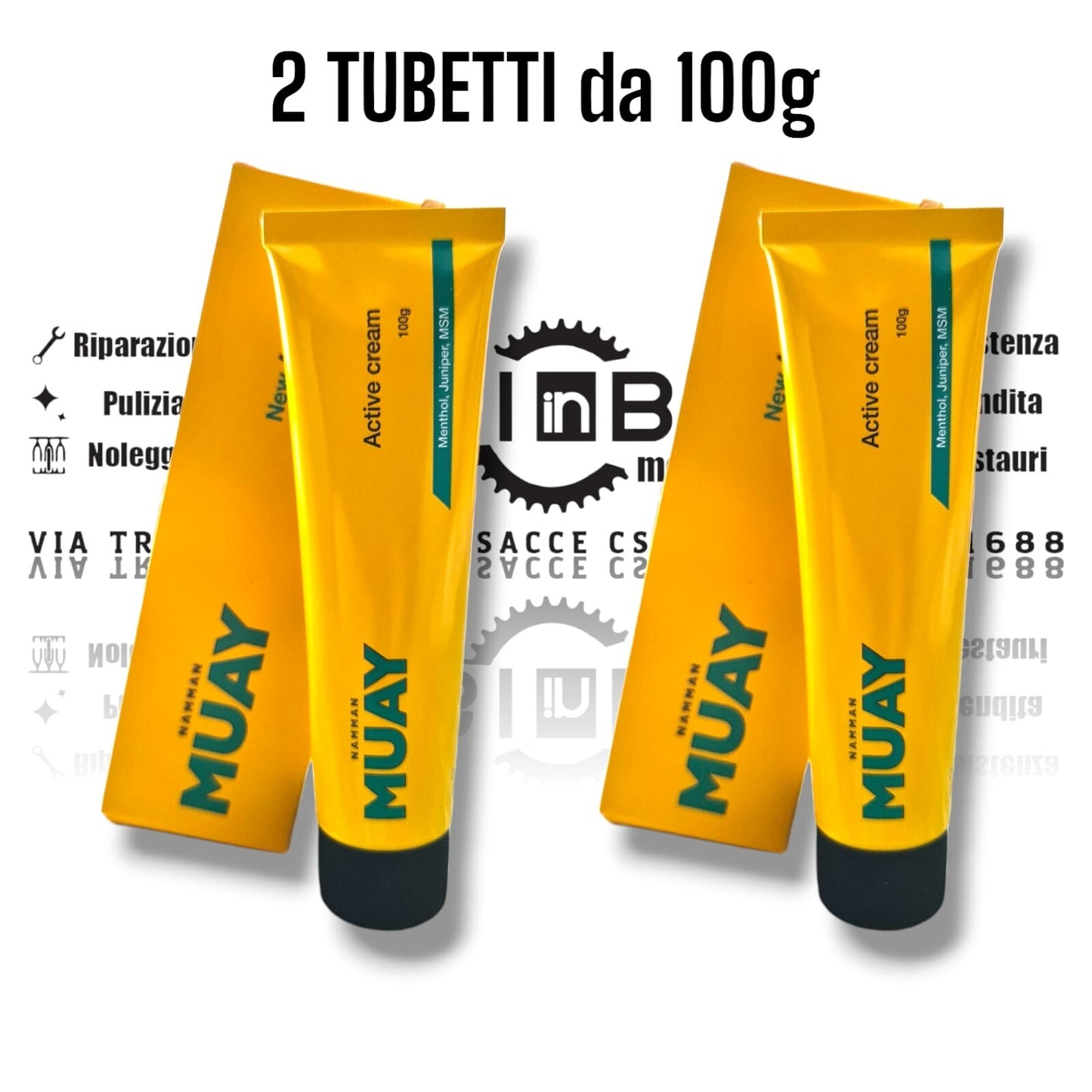 Pomata antinfiammatorio 2X Namman Muay 100g crema CONF. RISPARMIO dolori articol