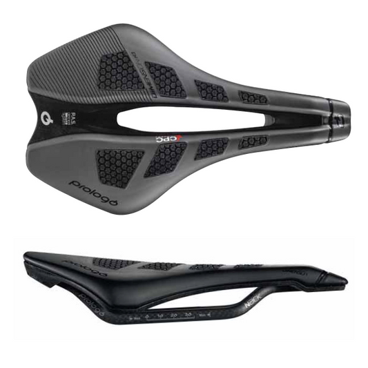 SELLA PEOLOGO DIMENSION 143 PAS CPC NACK, NERO MTB BICI UOMO DONNA