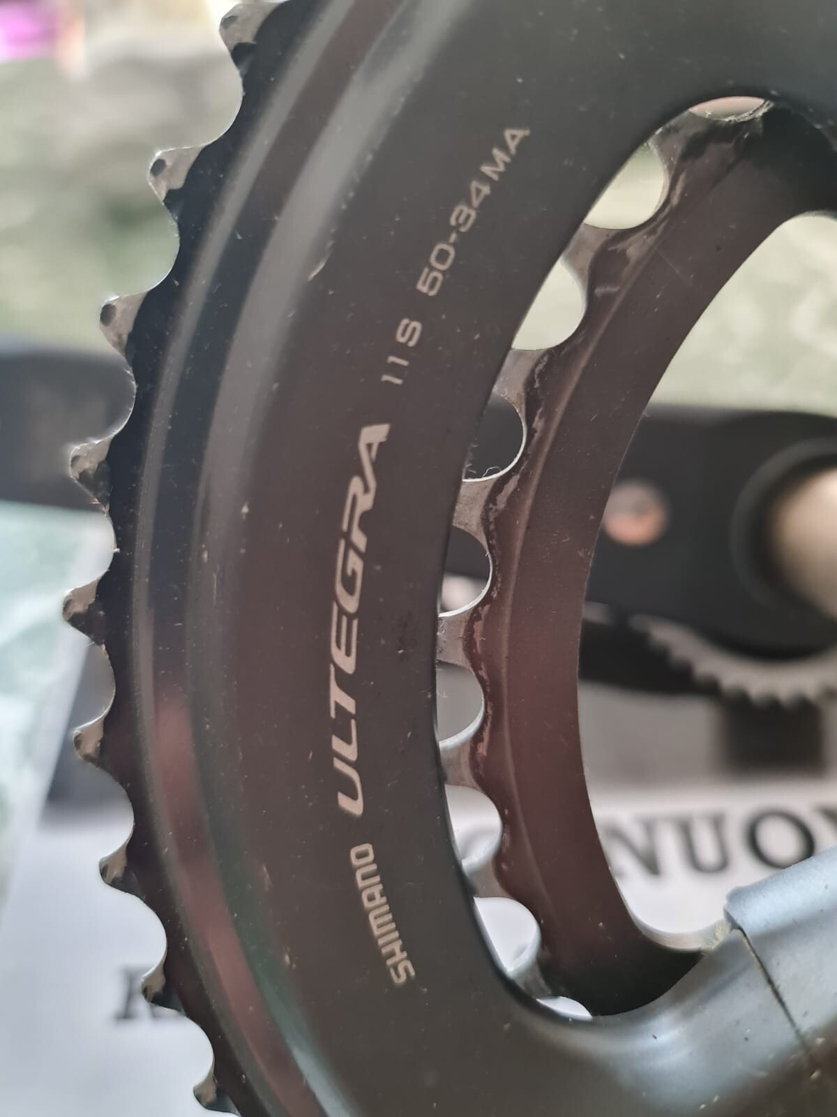 Shimano FC-R7000 50x34T 11 Velocità 172.5 mm Guarnitura bici corsa decathlon