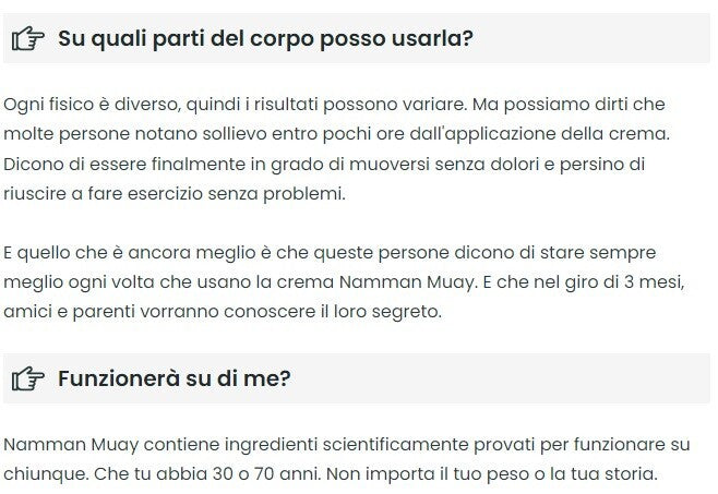 3X Pomata antinfiammatorio muscolare Namman Muay 100g crema CONFEZ. RISPARMIO