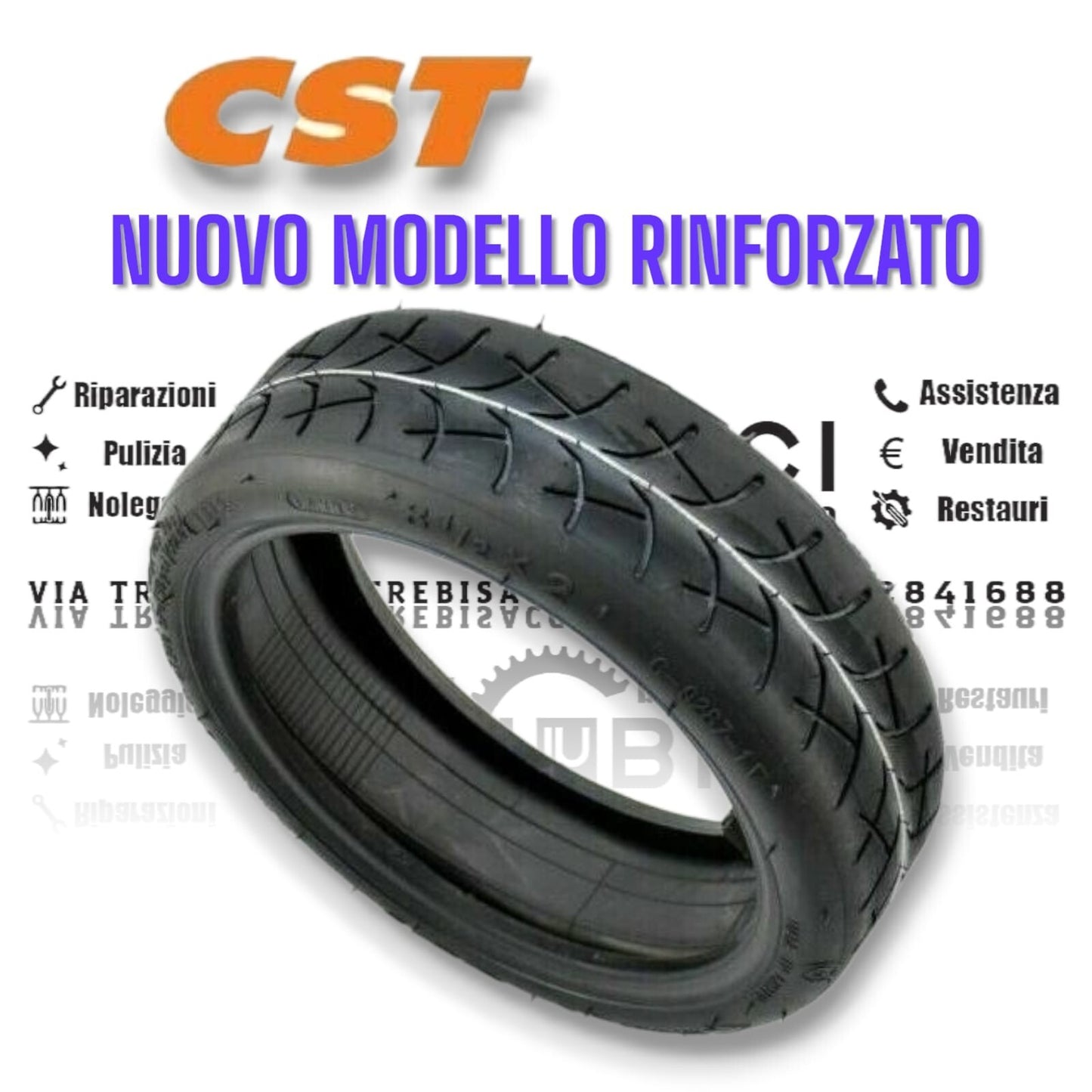 Copertone Monopattino CST 8 1/2x2 Rinforzato Xiaomi Ducati Lexgo Nilox decathlon