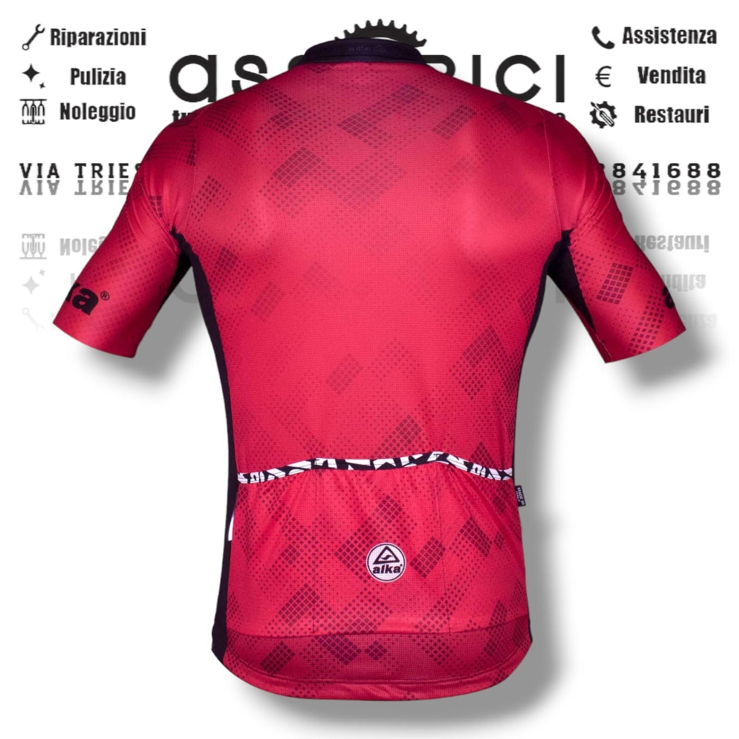 Maglia ciclismo uomo Alka Prime super traspirante bici corsa rockrider santini