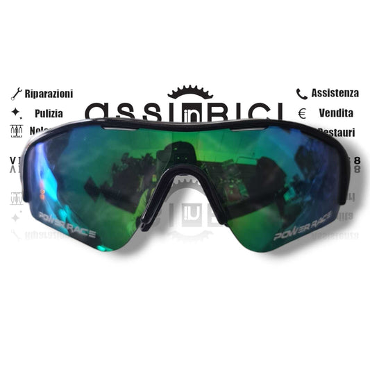 OCCHIALI CICLISMO MTB POWER RACE Top Gun REGALO bici Decathlon rockrider uomo