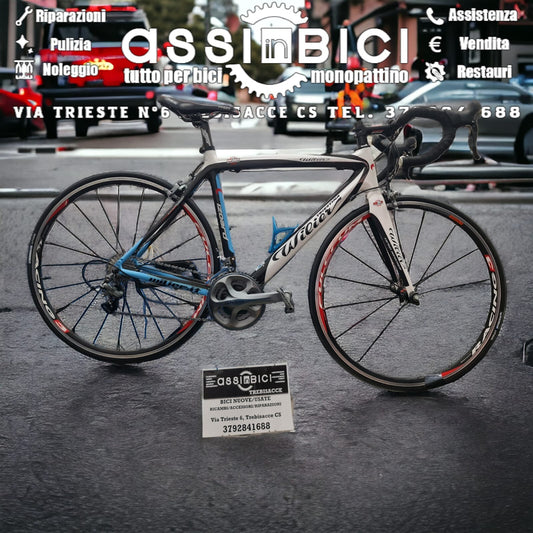 Bici da corsa Wilier IZOARD taglia M carb uomo donna atala rockrider bianchi