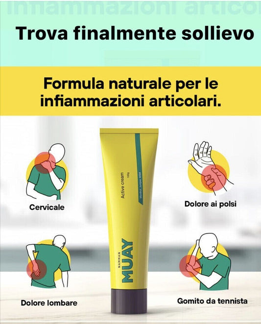 3x Pomata antinfiammatorio muscolare Namman Muay 100g crema CONFEZ. RISPARMIO