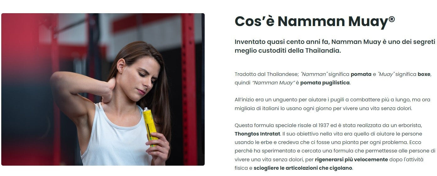 5X Namman Muay 100g crema CONF. RISPARMIO contro i dolori articolari e muscolari