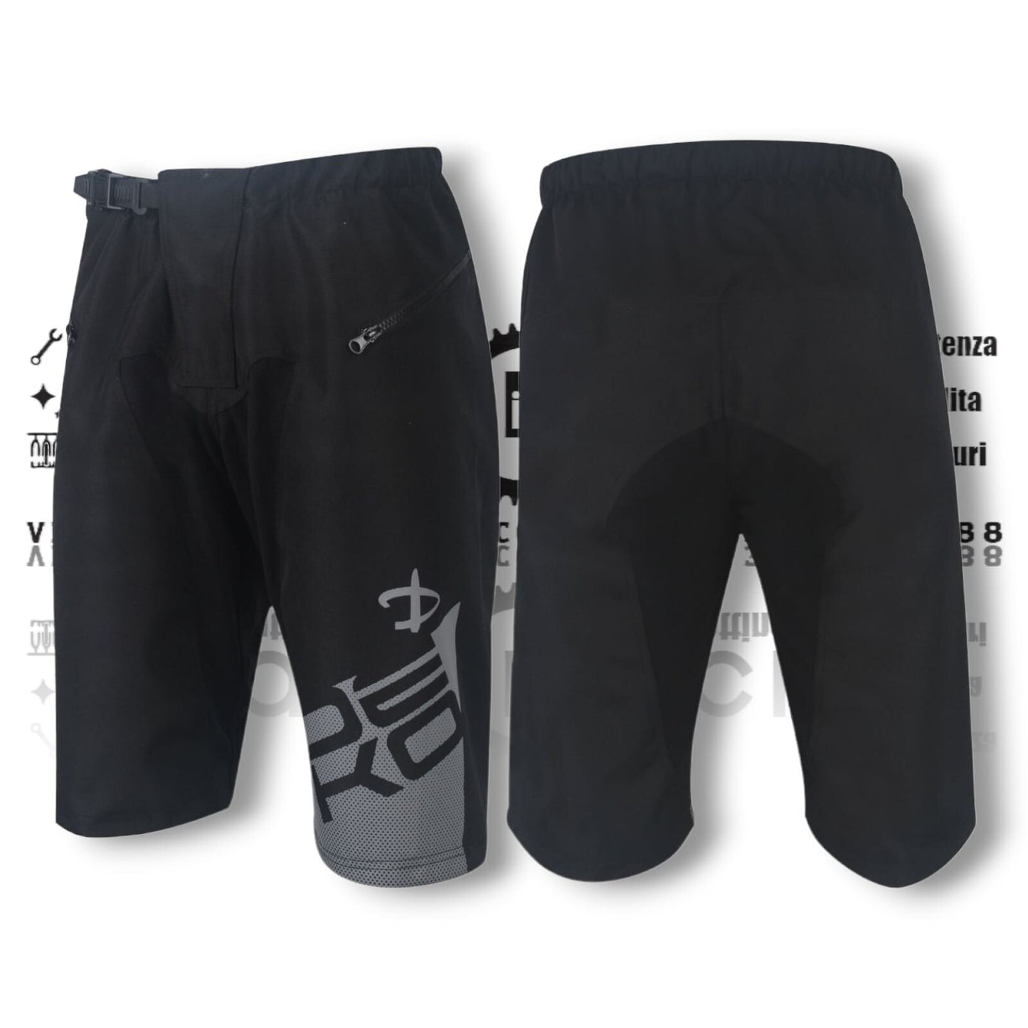 Pantaloncino mtb bici DEKO FreeStyle L uomo donna bambino bicicletta decathlon