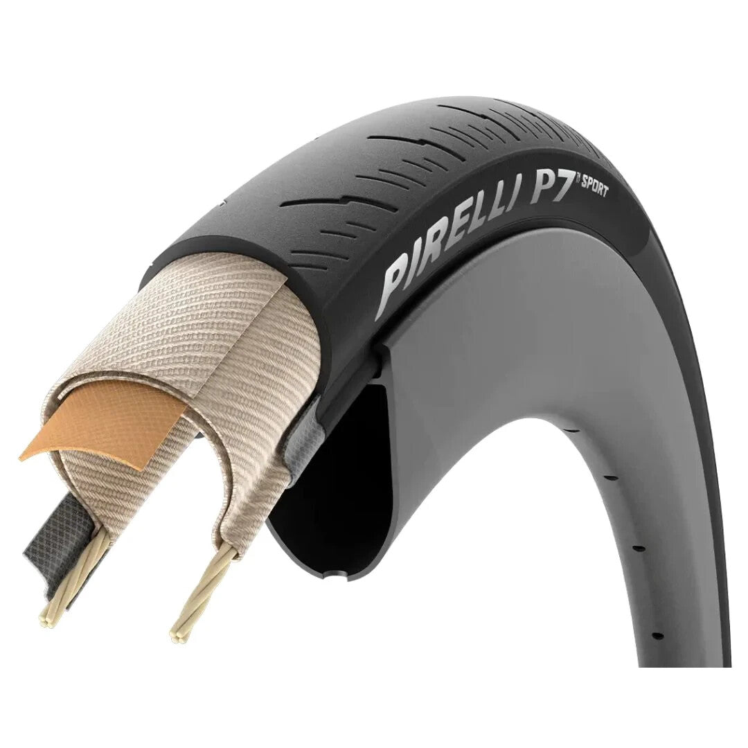 Pirelli P7 Sport COPERTONE bici da corsa 700x26c decathlon rockrider